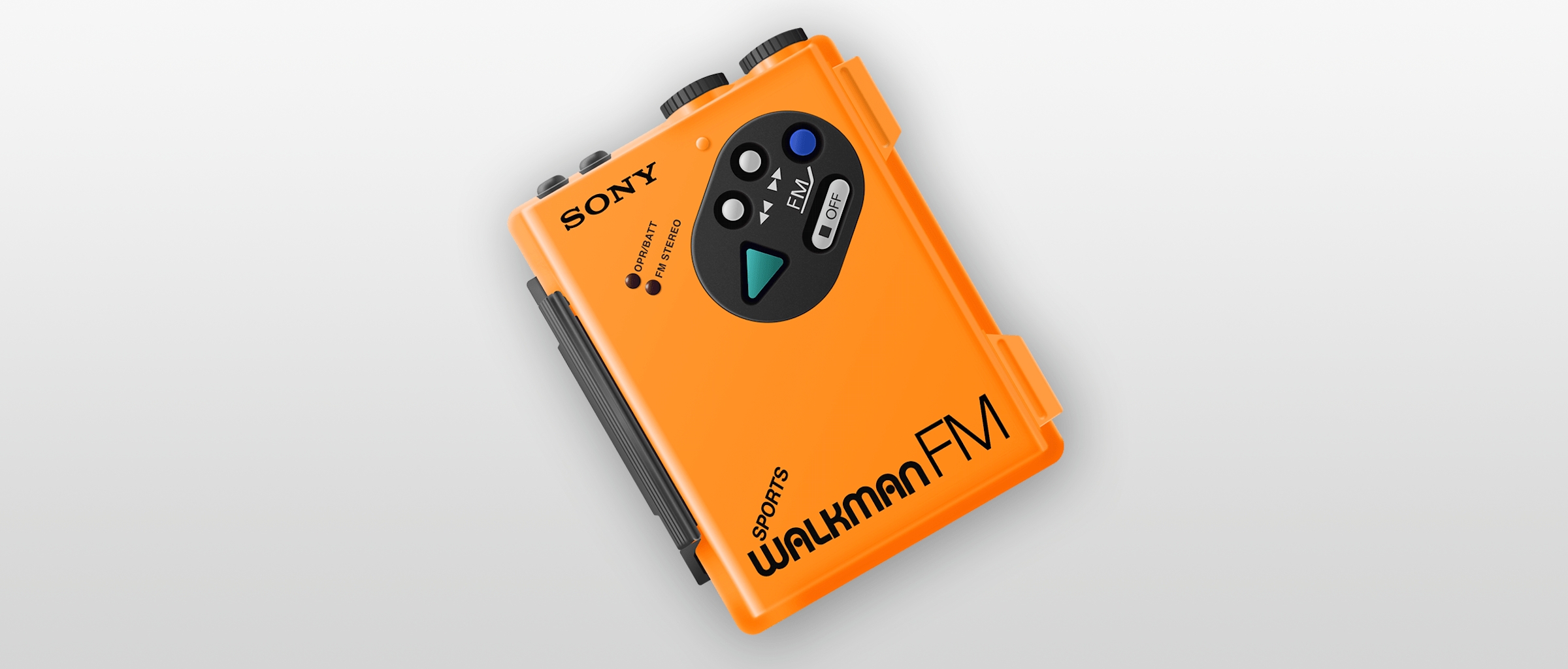 Image of a Sony Walkman illustration in Sketch by Tiago.
